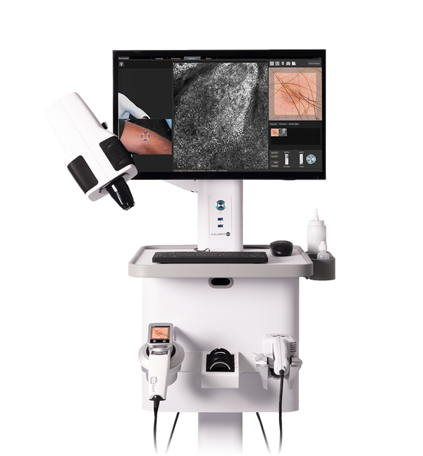 The VivaScope 1500/300 Combo System, confocal laser scan microscope